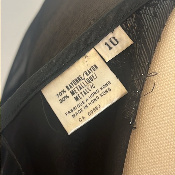 Albert Nipon Boutique Vintage Sheer Black Dress - Picture 15 of 17